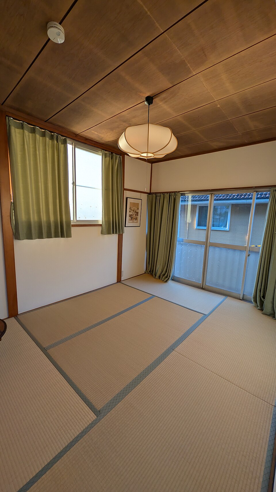Traditional Japanese-style room with tatami flooring
